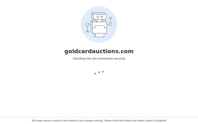 Screenshot of goldcardauctions.com