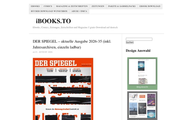 Screenshot of ibooks.to