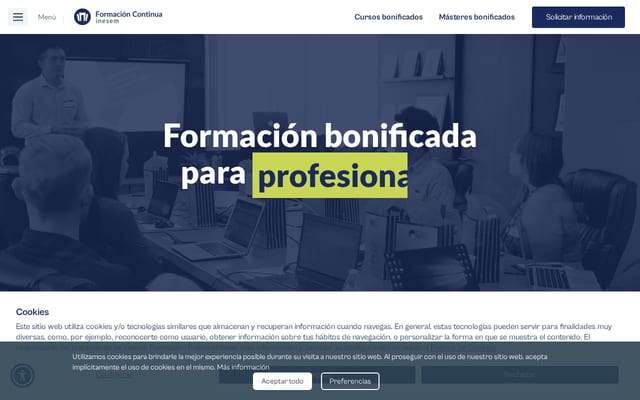 Screenshot of formacioncontinua.eu