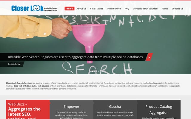 Screenshot of closerlookdigital.com