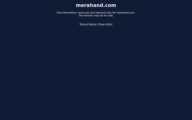 Screenshot of merahand.com