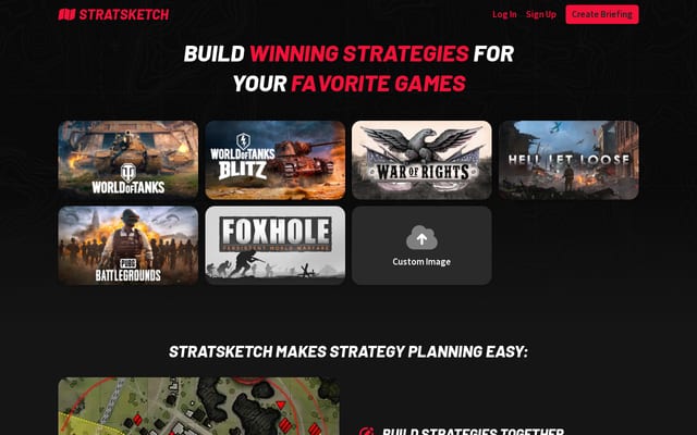 Screenshot of stratsketch.com