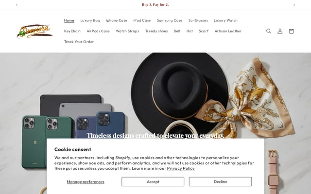Screenshot of luxcaseworld.net