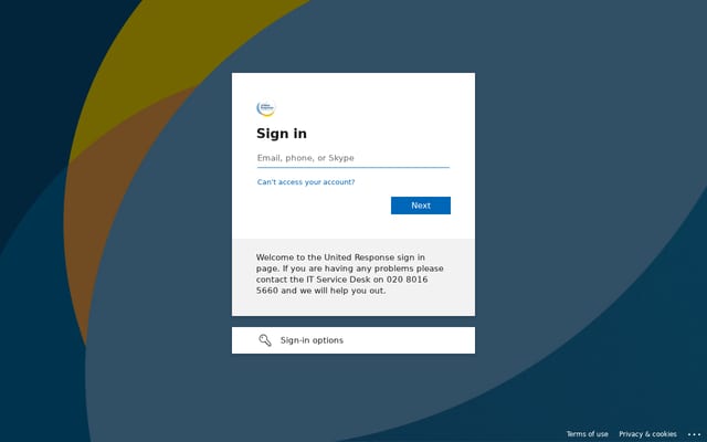Screenshot of uronline.sharepoint.com