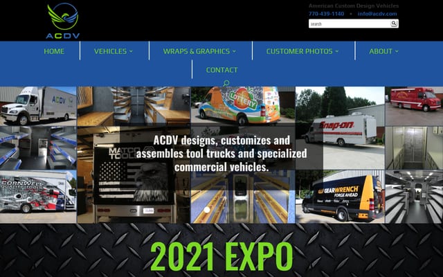 Screenshot of acdv.com
