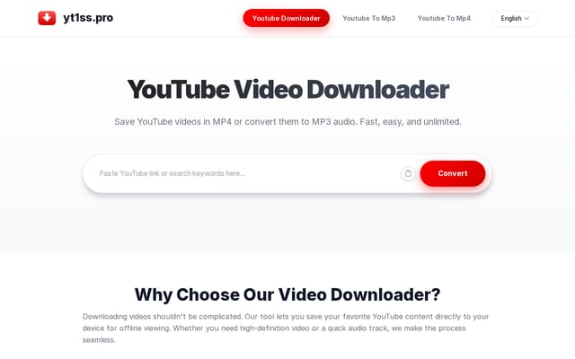 Screenshot of yt1ss.pro