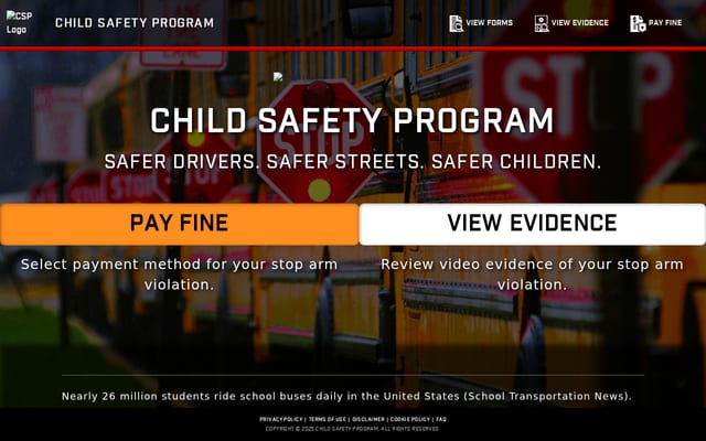 Screenshot of childsafetyprogram.us