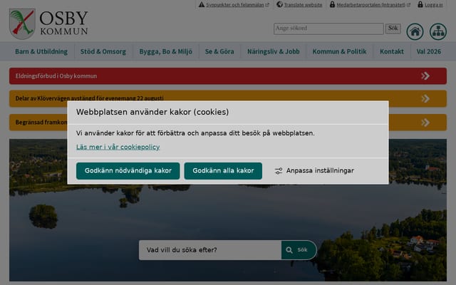 Screenshot of osby.se