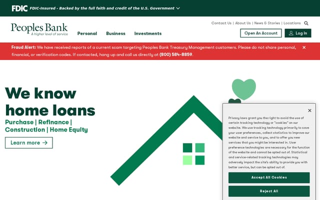 Screenshot of peoplesbank-wa.com