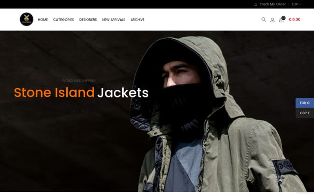 Screenshot of xclothing.nl