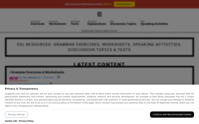 Screenshot of engblocks.com