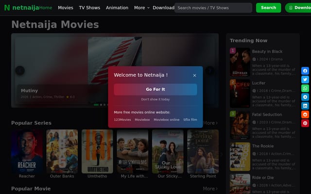 Screenshot of netnaija.film