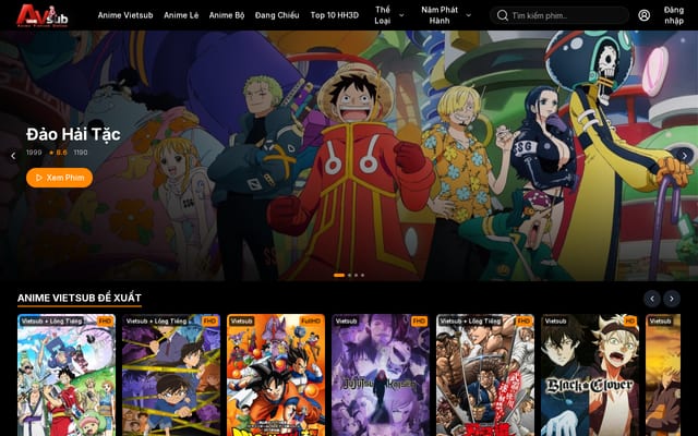 Screenshot of anivn.top