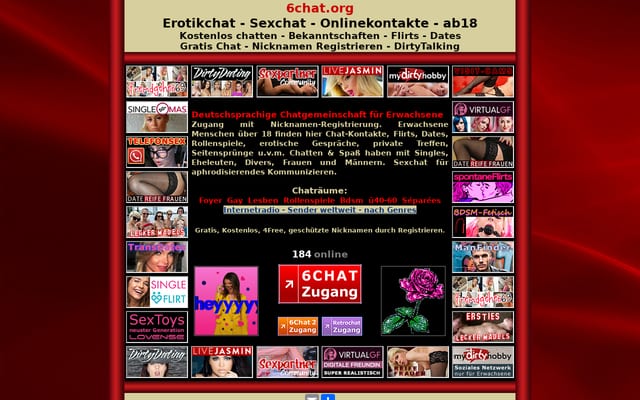 Screenshot of 6chat.org