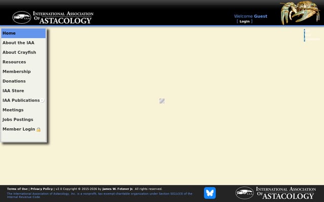 Screenshot of astacology.org