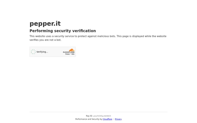 Screenshot of pepper.it