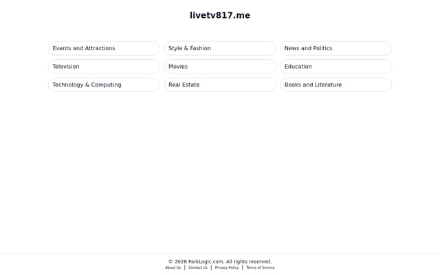 Screenshot of livetv817.me