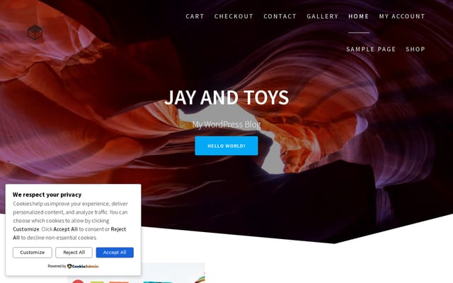 Screenshot of jayandtoys.com