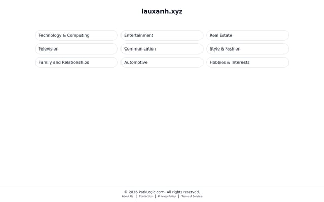 Screenshot of lauxanh.xyz