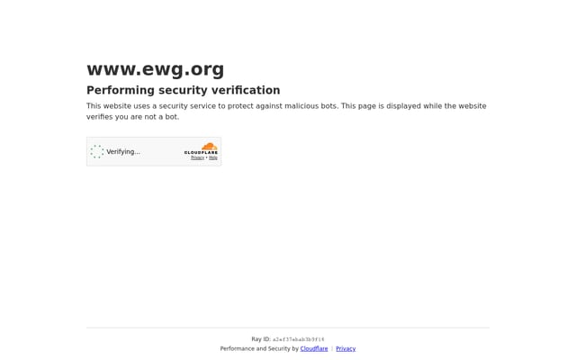 Screenshot of ewg.org