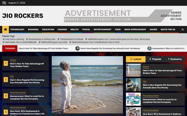 Screenshot of jio-rockers.com