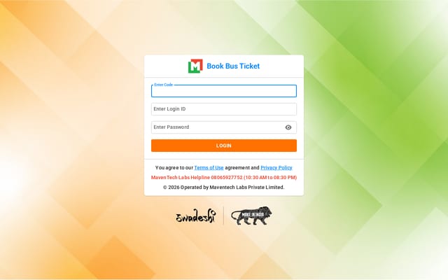 Screenshot of bookbustickets.com