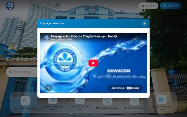 Screenshot of hawacom.vn