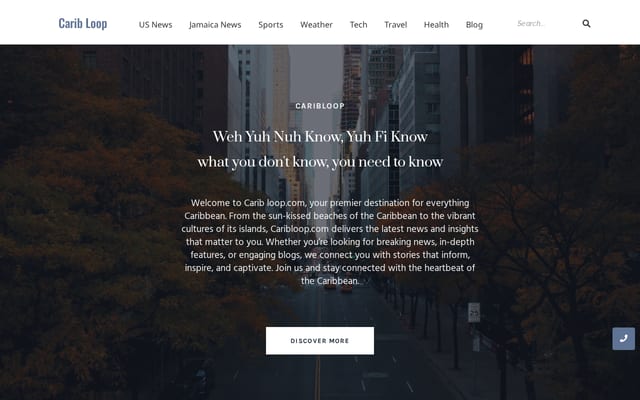 Screenshot of thecaribloop.com