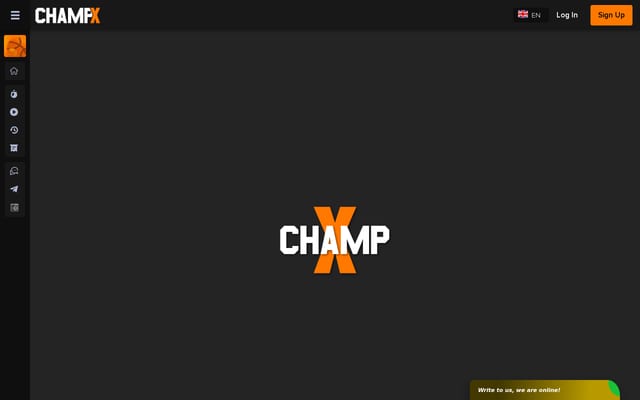 Screenshot of champx.bet