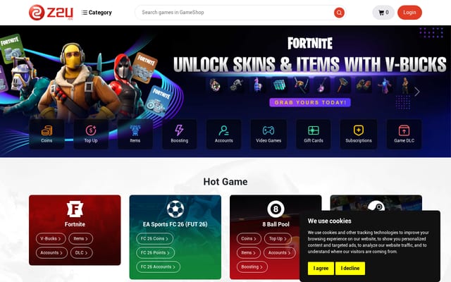 Screenshot of z2u.cc
