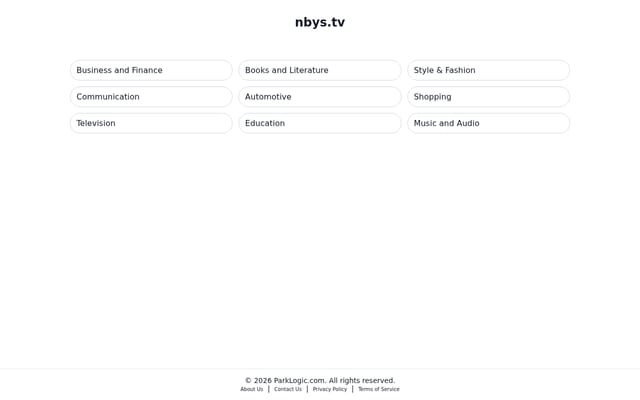Screenshot of nbys.tv