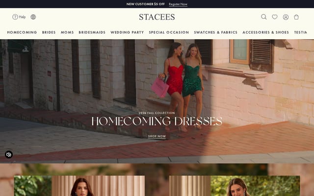 Screenshot of stacees.com