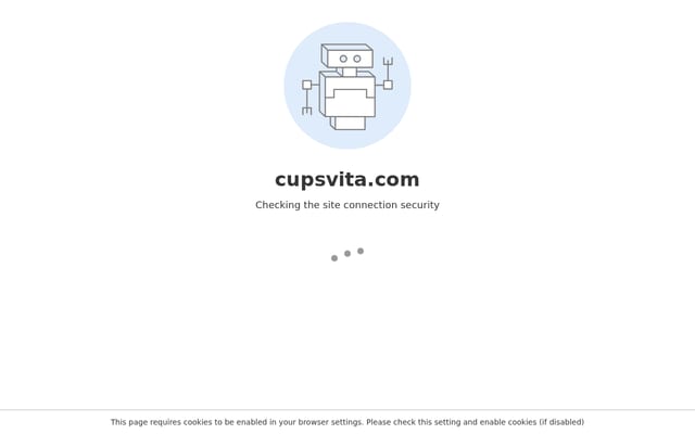 Screenshot of cupsvita.com