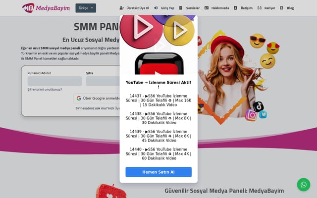 Screenshot of medyabayim.com