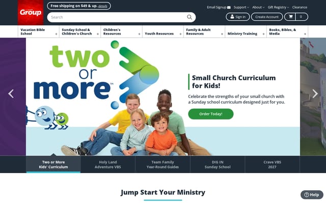 Screenshot of group.com