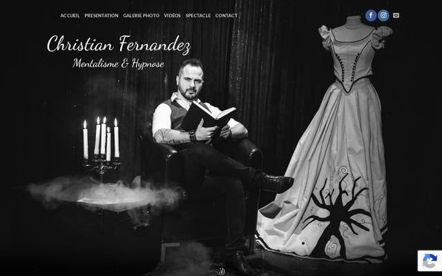 Screenshot of christian-fernandez.fr