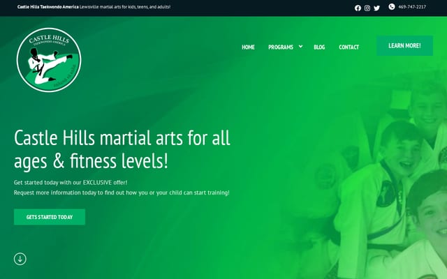 Screenshot of castlehillsta.com
