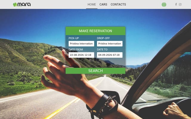 Screenshot of rentmara.com