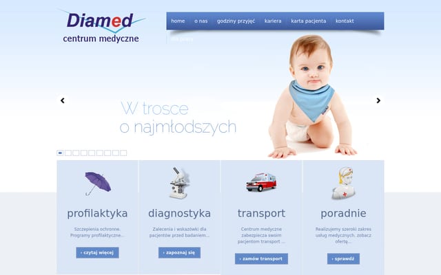 Screenshot of cmdiamed.pl