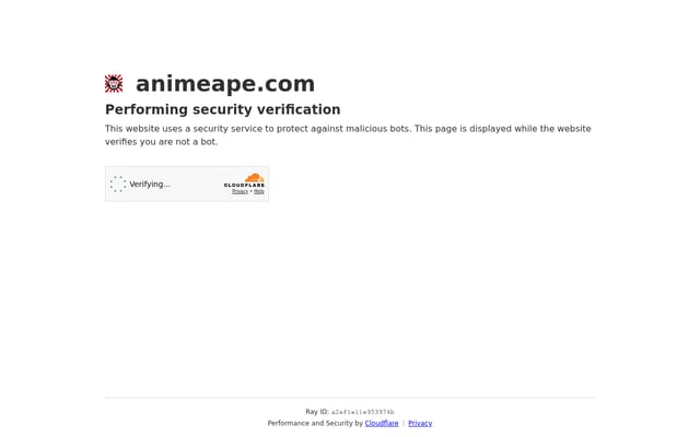 Screenshot of animeape.com
