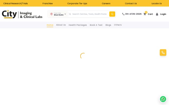 Screenshot of cityimaging.in