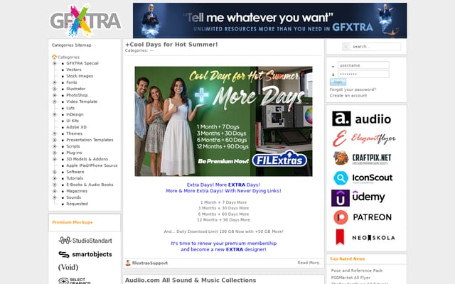 Screenshot of gfxtra31.com