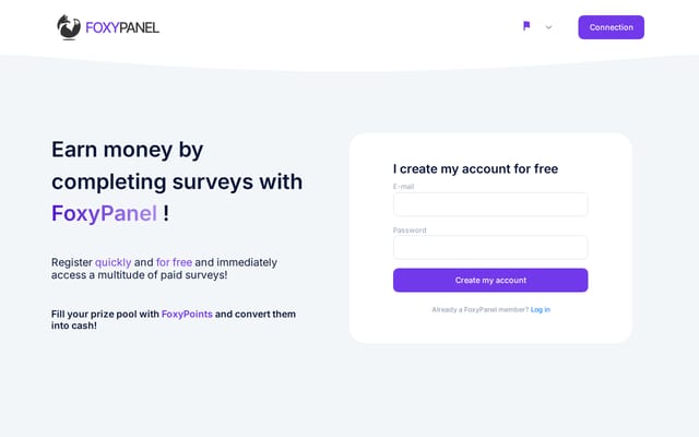 Screenshot of foxypanel.com
