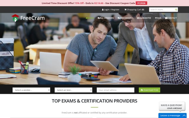 Screenshot of freecram.com