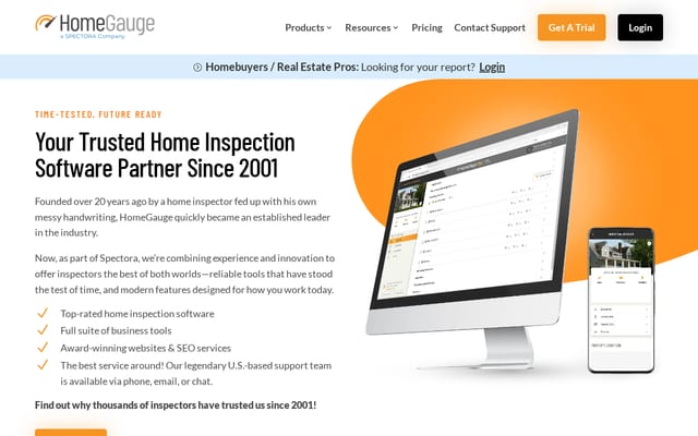 Screenshot of homegauge.com