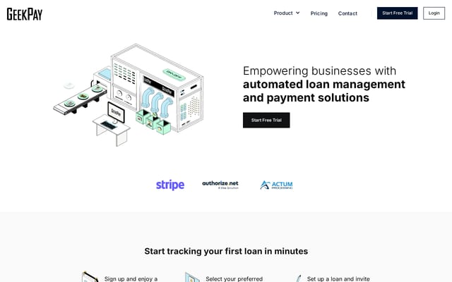 Screenshot of geekpay.io