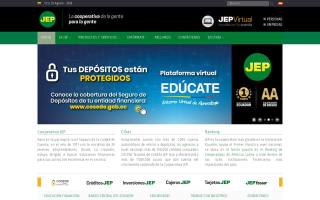 Screenshot of jep.coop
