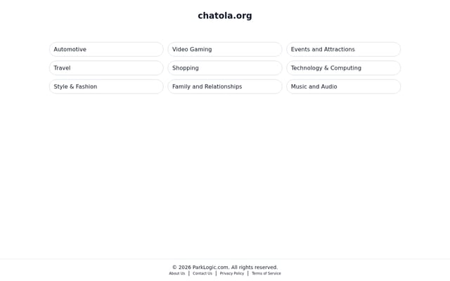 Screenshot of chatola.org