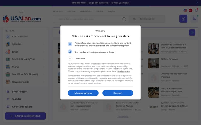 Screenshot of usailan.com