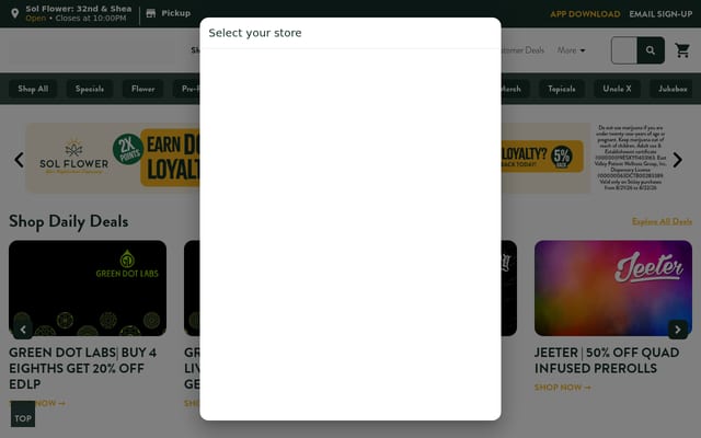 Screenshot of livewithsol.com